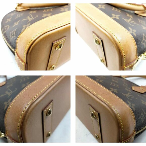 Louis Vuitton Alma BB brown Monogram Hand Bag mon-1129-091025 - Picture 11 of 16
